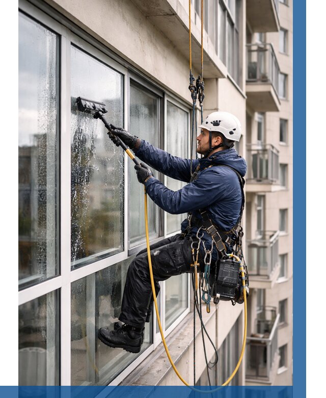 Мойка балконного остекления в Казани от 3716 р. | ВЫСОТНИК-Кзн