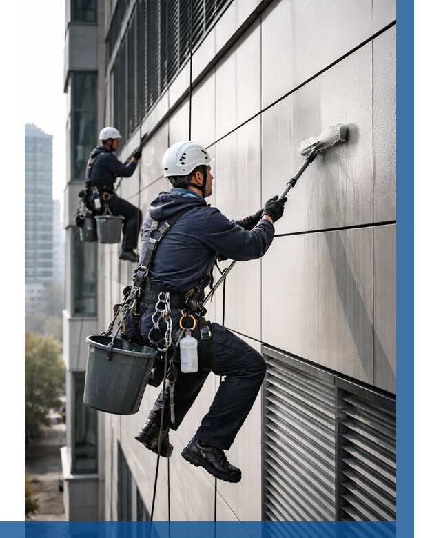 Мойка вентилируемого фасада в Казани от 265 р. | ВЫСОТНИК-Кзн