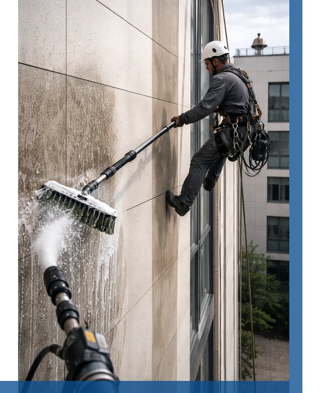 Мойка фасада из керамогранита в Казани от 319 р. | ВЫСОТНИК-Кзн