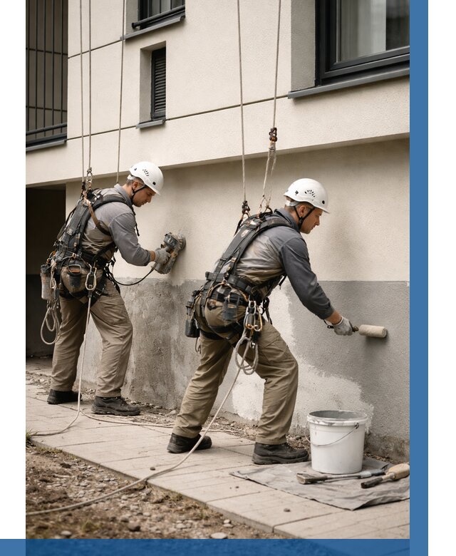 Окраска цоколя здания в Казани от 478 р. под ключ | ВЫСОТНИК-Кзн