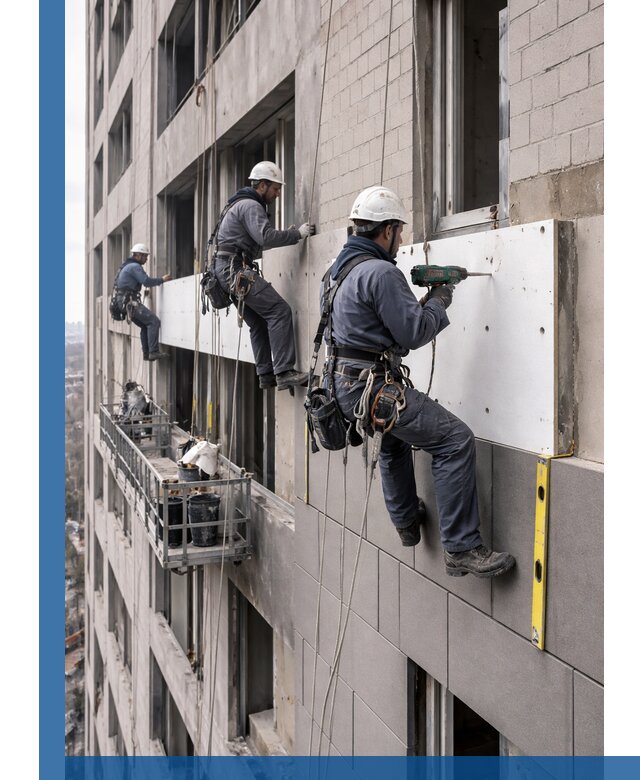 Монтаж фасадных термопанелей высокого качества в Казани