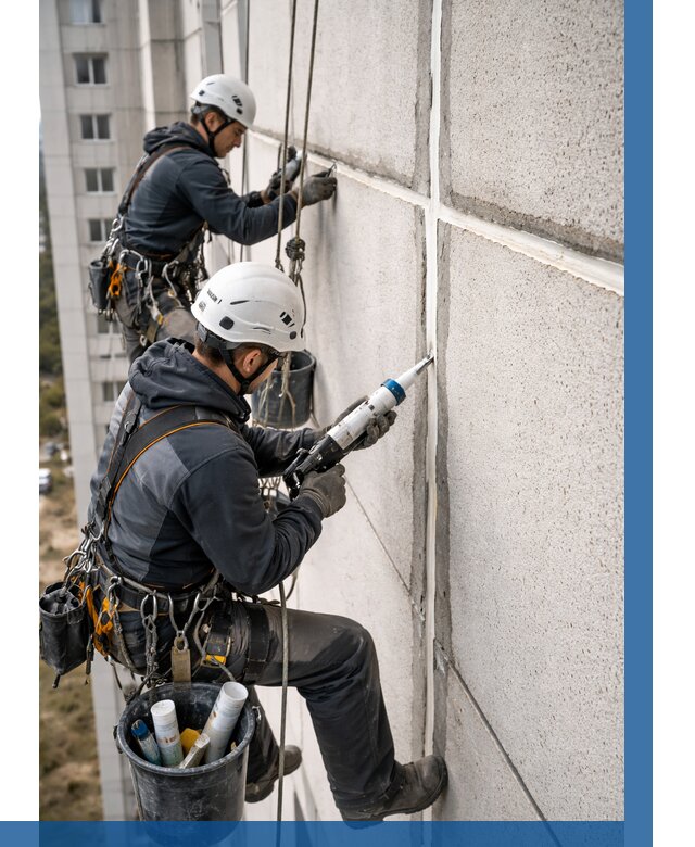 Герметизация межпанельных швов в Казани от 743 р. | ВЫСОТНИК-Кзн