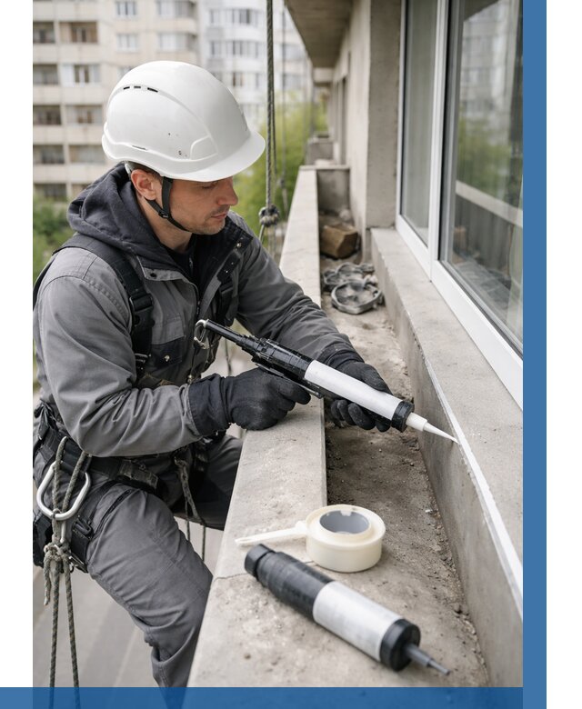 Герметизация швов лоджии в Казани от 4778 р. | ВЫСОТНИК-Кзн