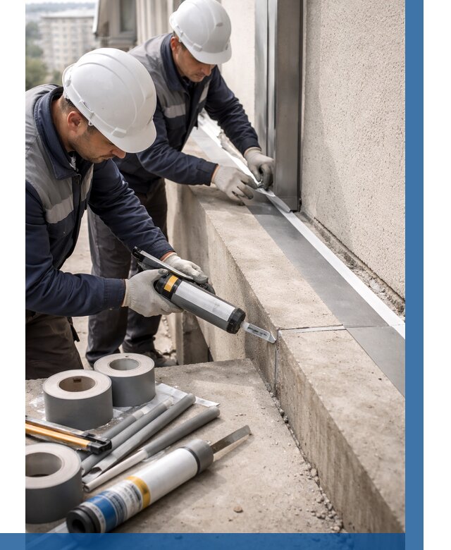 Герметизация примыкания балкона в Казани от 4778 р. | ВЫСОТНИК-Кзн