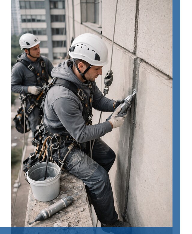 Ремонт деформационных швов здания в Казани от 1062 р. | ВЫСОТНИК-Кзн