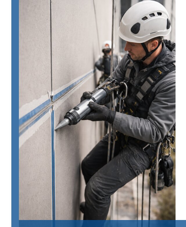 Герметизация стыков фасадных панелей в Казани качественно и быстро