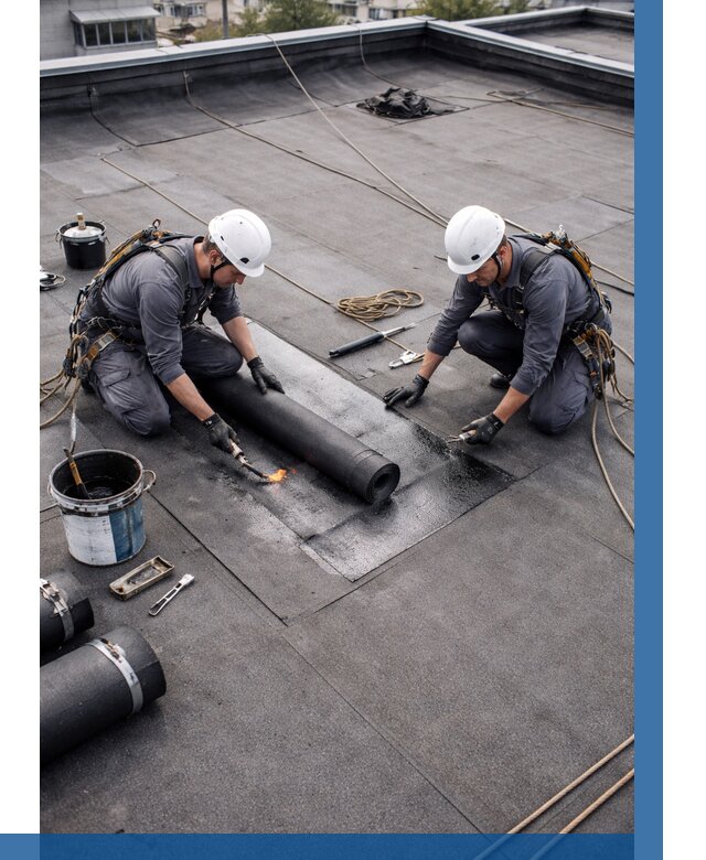 Ремонт мягкой кровли под ключ в Казани от 743 р. | ВЫСОТНИК-Кзн