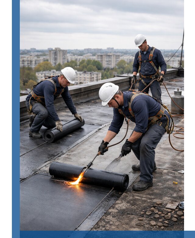 Ремонт наплавляемой кровли в Казани качественно и надежно