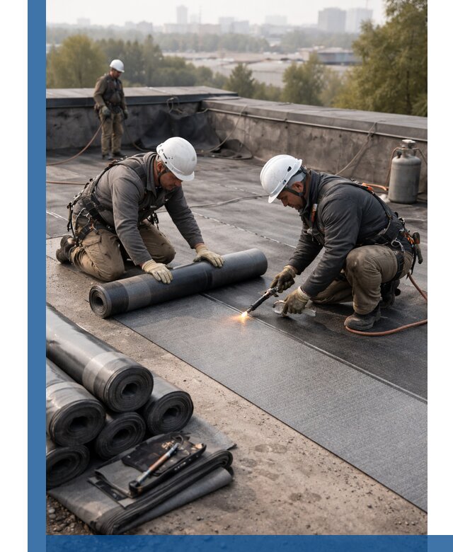 Монтаж мягкой кровли в Казани профессионально и надежно