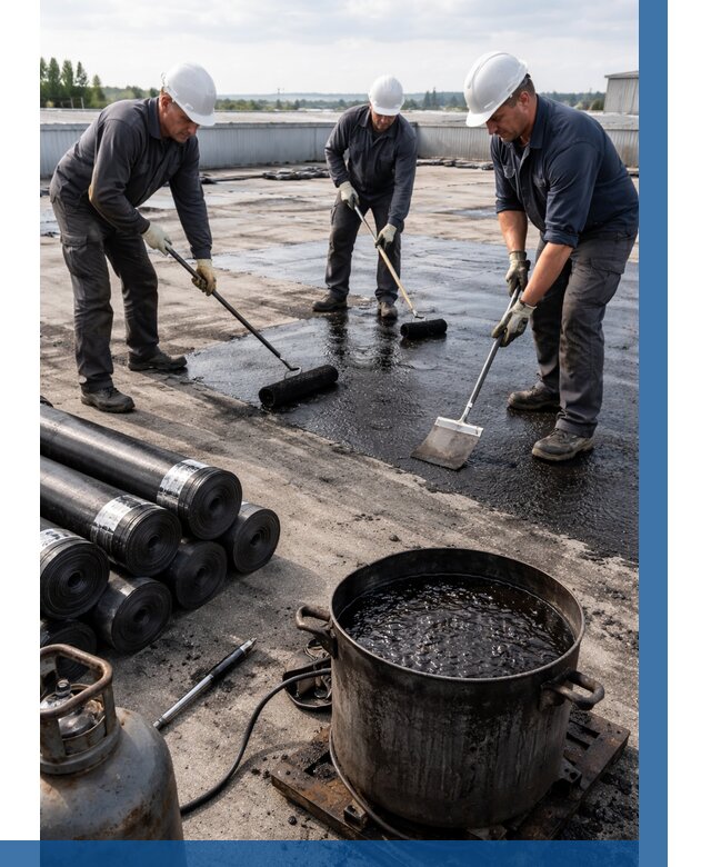 Гидроизоляция кровли мастикой в Казани от 637 р. | ВЫСОТНИК-Кзн