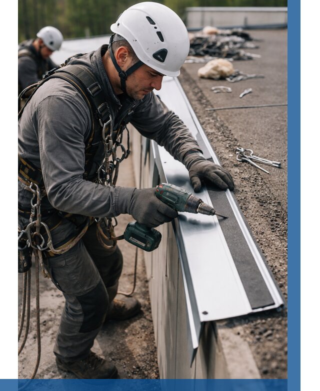 Монтаж капельника на кровле в Казани от 319 р. | ВЫСОТНИК-Кзн