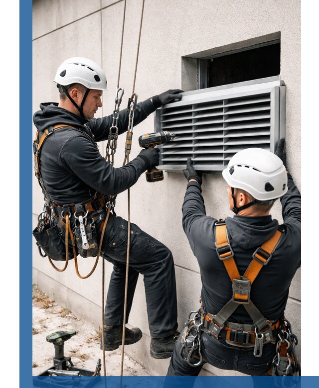 Монтаж вентиляционных решеток в Казани профессиональный сервис