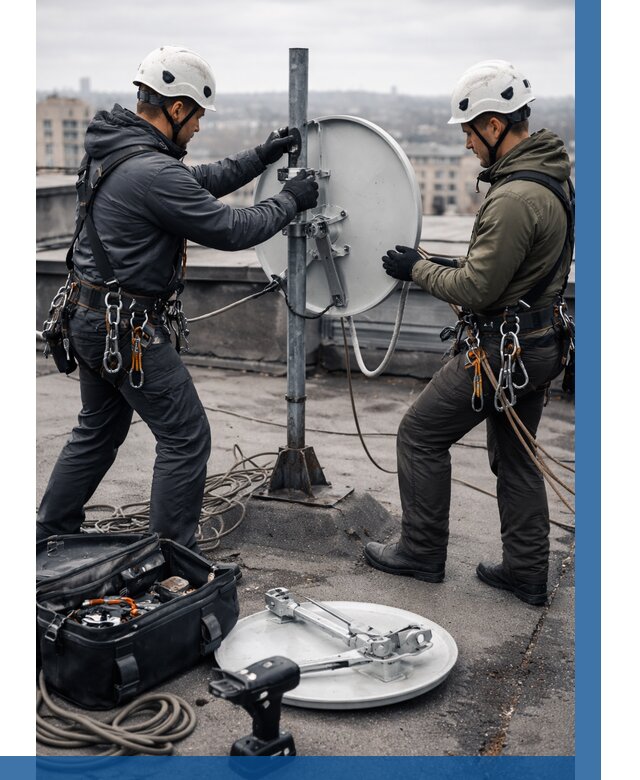 Демонтаж антенн на крыше в Казани от 4778 р. | ВЫСОТНИК-Кзн