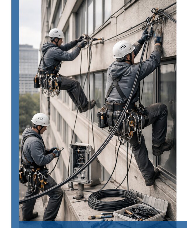 Прокладка оптоволоконного кабеля в Казани под ключ с тестированием