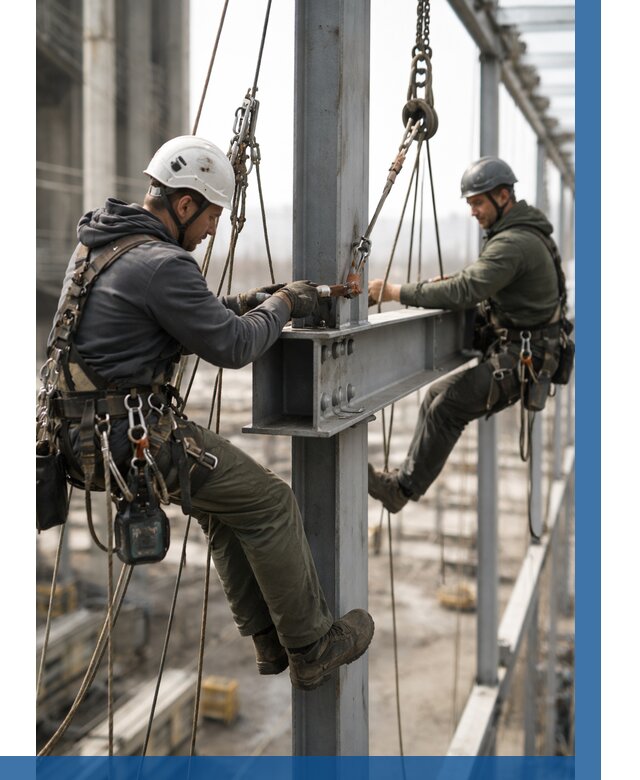 Монтаж металлоконструкций на высоте в Казани от 3716 р. | ВЫСОТНИК-Кзн