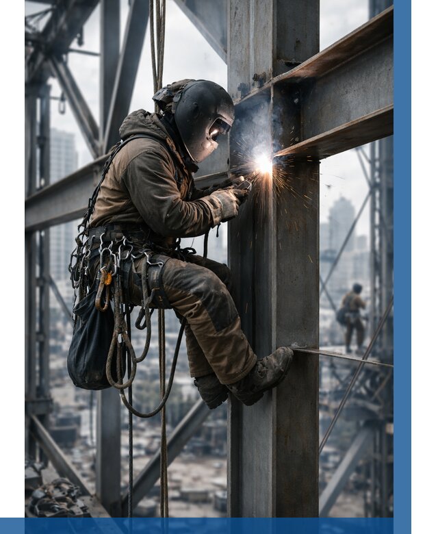 Высотные сварочные работы в Казани от 3716 р. | ВЫСОТНИК-Кзн