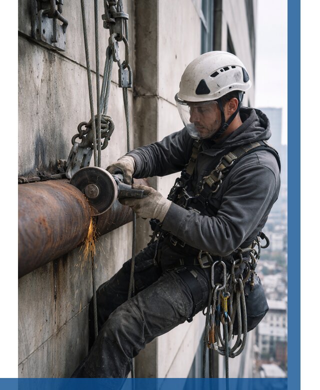 Резка металла на высоте в Казани по цене от 4778 р. | ВЫСОТНИК-Кзн