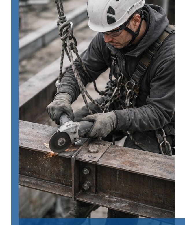 Резка металла на высоте в Казани для зданий и конструкций