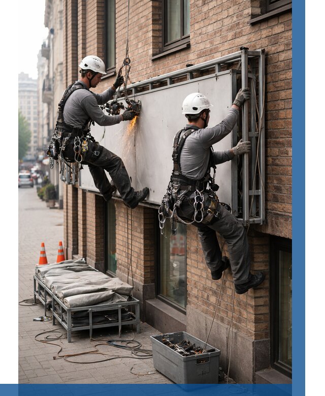 Демонтаж рекламной вывески в Казани от 6901 р. | ВЫСОТНИК-Кзн