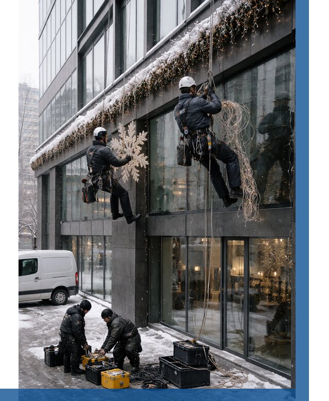 Демонтаж новогоднего оформления в Казани от 5839 р. | ВЫСОТНИК-Кзн