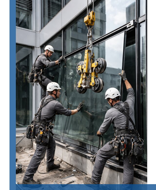 Структурное остекление фасадов в Казани монтаж и обслуживание