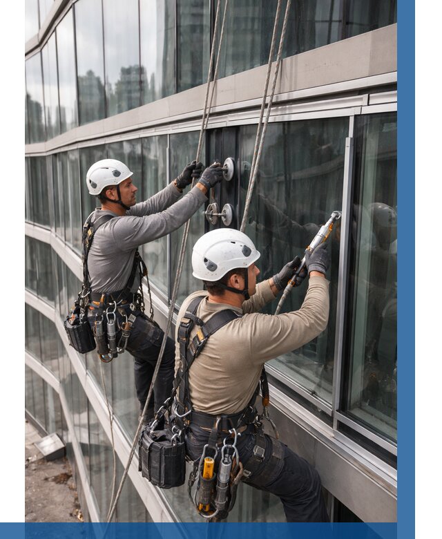 Радиусное остекление фасада в Казани от 12740 р. | ВЫСОТНИК-Кзн