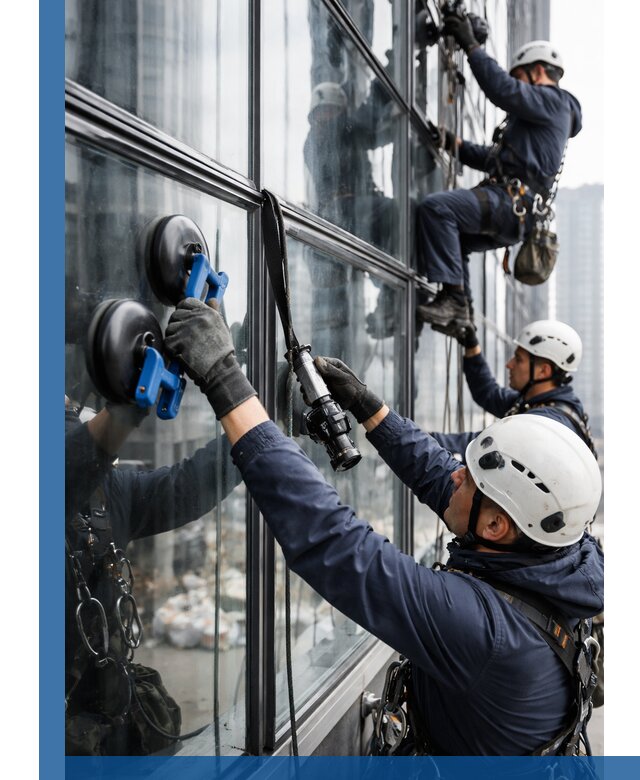 Радиусное остекление фасадов под ключ в Казани с гарантиями