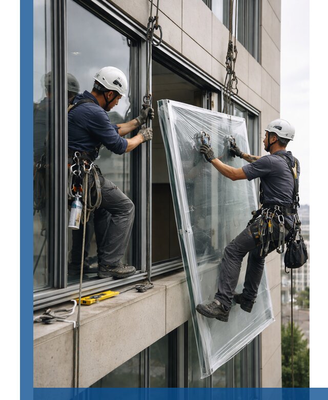 Профессиональная замена стекла в витраже в Казани с гарантией