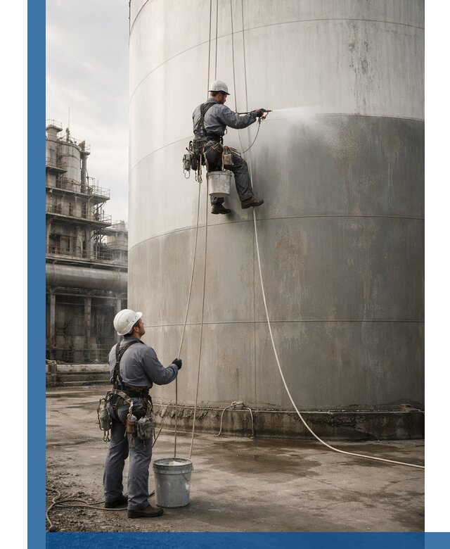 Покраска стальных резервуаров и емкостей в Казани профессионально