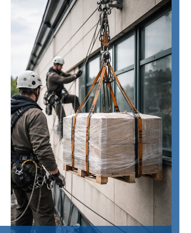 Подъем груза на высоту в Казани от 3185 р. | ВЫСОТНИК-Кзн