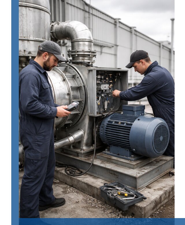 Техническое обслуживание промышленного оборудования в Казани