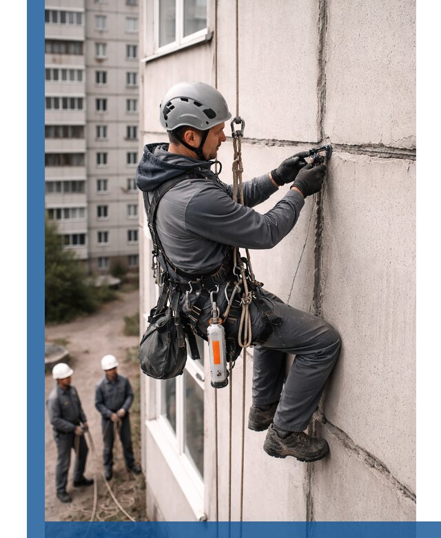 Обследование межпанельных швов и герметизация в Казани